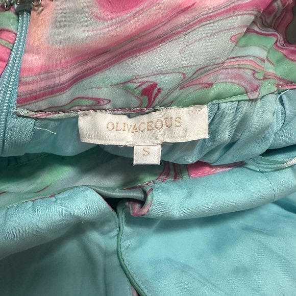 Olivaceous Colorful Dress - Picture 8 of 8